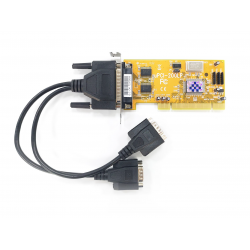 Seriekort med 2 x 232 PCI med hög och låg bakplatta PCI-200LP / UPCI