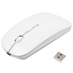 Super Slim - Trådlös USB-mus - MacBook - Område 10m - Binär Teknik AB