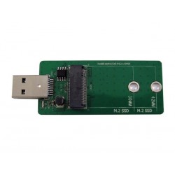 USB Adapter Mönster 2 SSD hårddisk, extern hårddisk