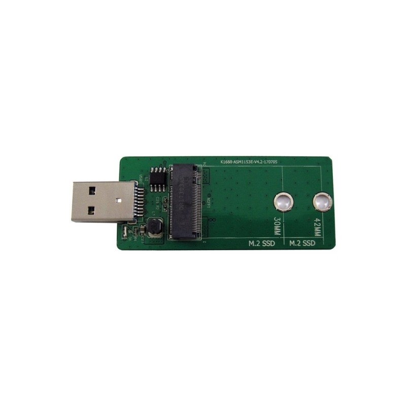 USB Adapter Mönster 2 SSD hårddisk, extern hårddisk