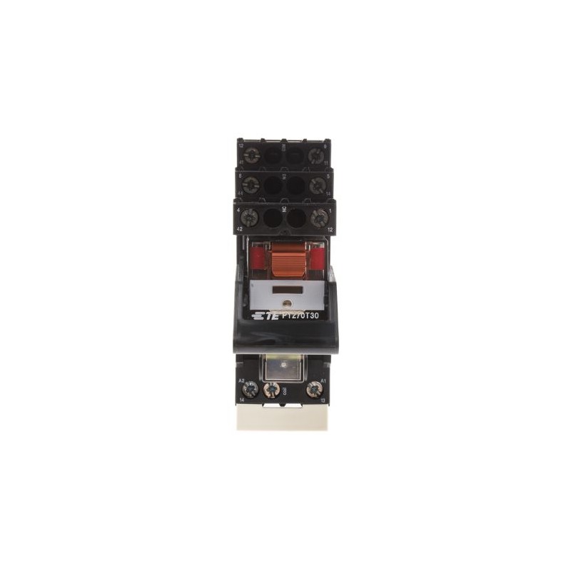 DIN-Skinne relæ, 2 polet 230V AC spole