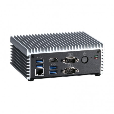 Fanless Embedded PC i3 CPU 21.GHz, med USB og Seriell RS232 COM porte