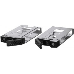 Hårddiskfack för 2 x 2½" SAS/SATA SSD/HDD fylls som 5½" enhet RW225-12G
