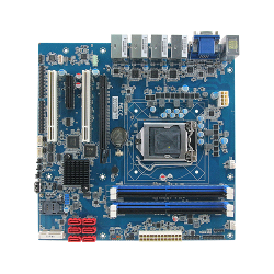 ATX C236 med PCI-ex och PCI expansion, 8 x RS232, 2x RS232 / 422/485 4 x Ethernet Avalue ERX-C236KP