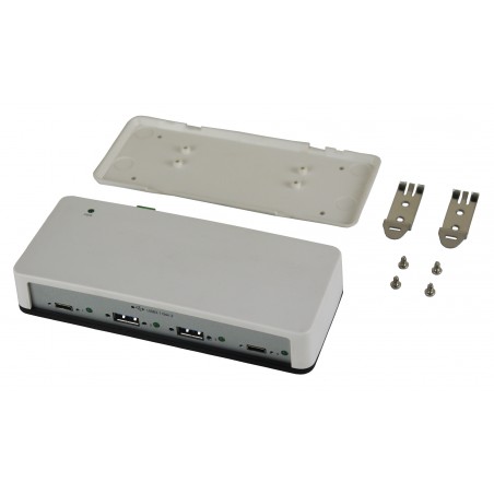 USB 3.1 Gen 2 Hub - 4 portar med USB-A och USB-C DIN-montering