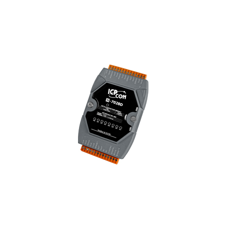 8 kanals analog output modul, MODBUS, RS485, M-7028G