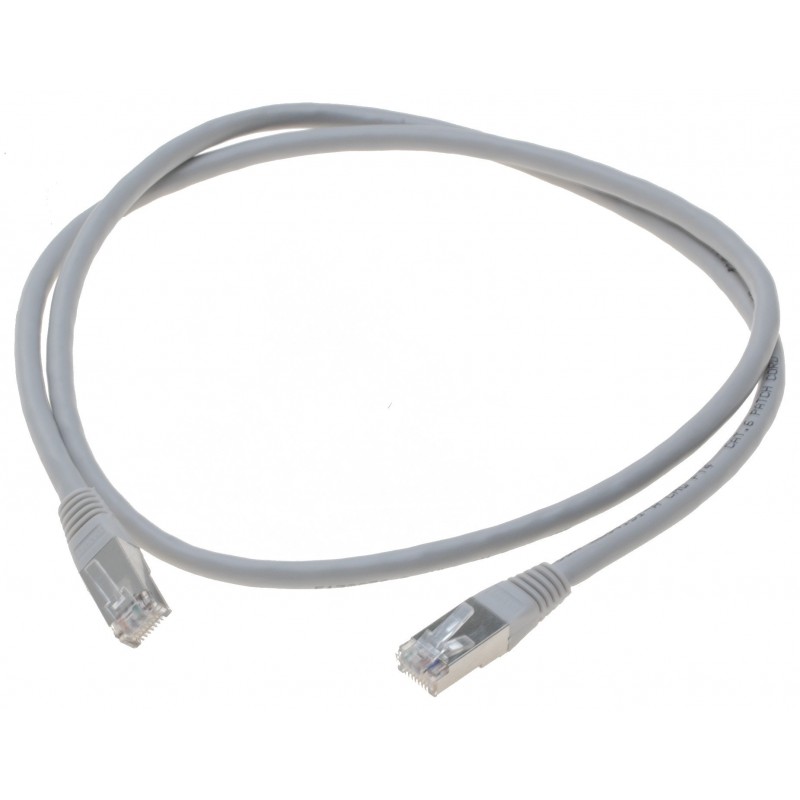 Industrial Cat. 6 nätverkskabel, RJ45, STP - UL godkänd - grå - 80m - Binär Teknik AB
