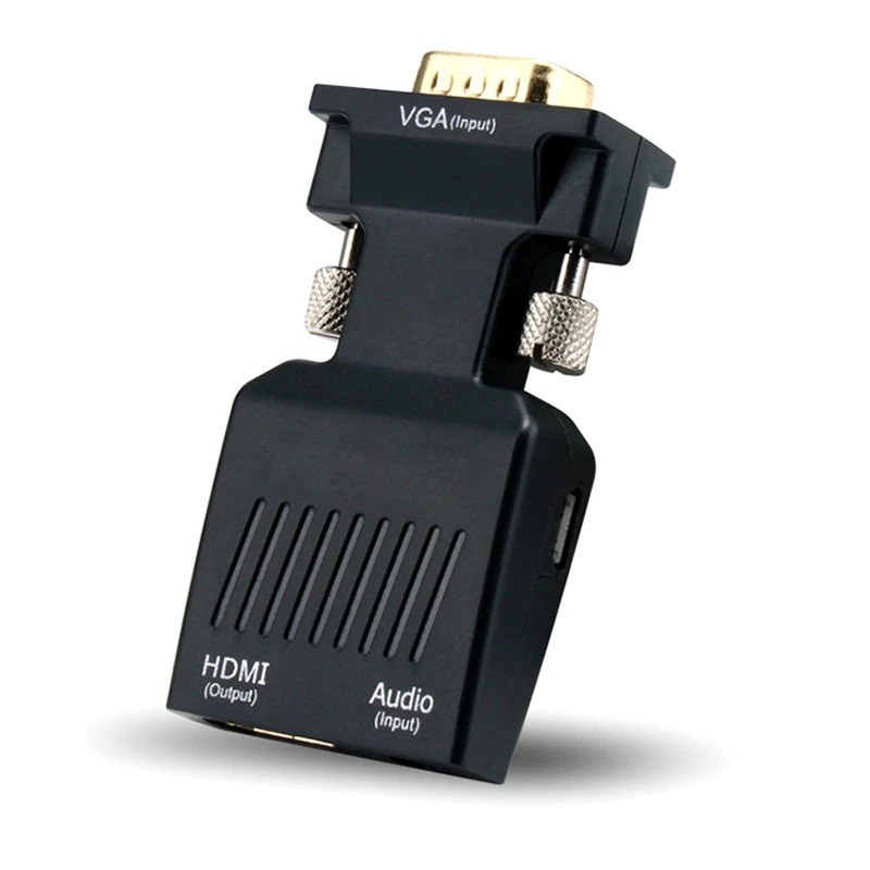 VGA till HDMI-omvandlare med ljud