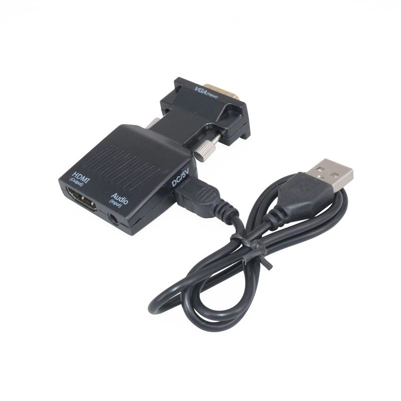 VGA till HDMI-omvandlare med ljud