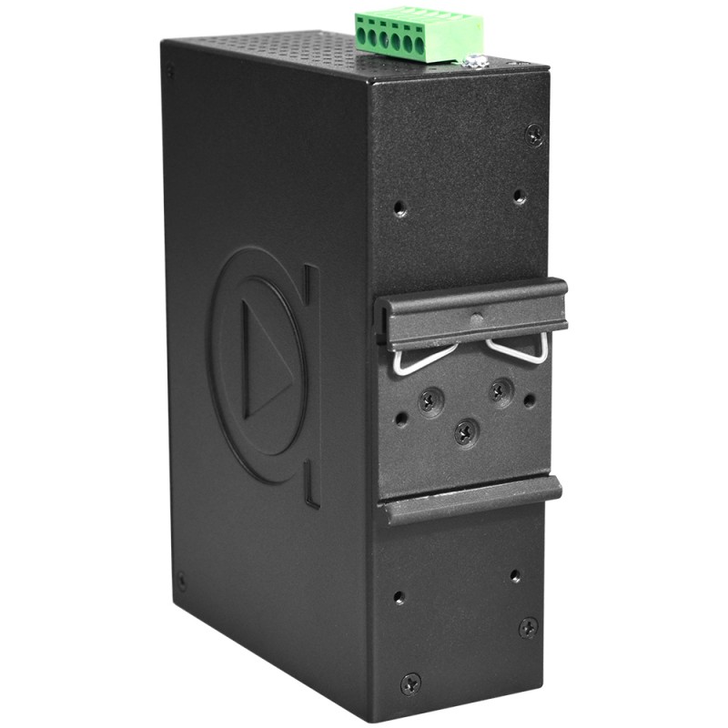 10-port industriell obejanenad switch, 2 FTP-portar, EOT: -40 ° till 75 ° C