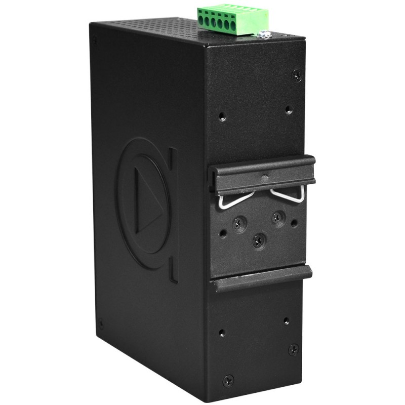 12-port industriell Gigabit PoE + -omkopplare, 8 x RJ45, 4 x SFP, -40 ° till 75 ° C