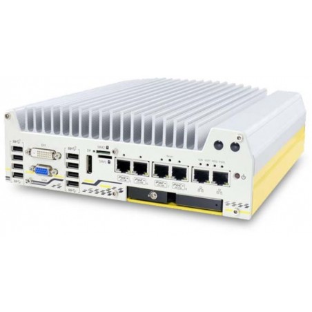 Inbyggt Fanless PC CAN-bussgränssnitt RAID 0/1 POE Intel Gen 8/9 för bil- och tågbruk E-MARK och EN 50155 godkännande