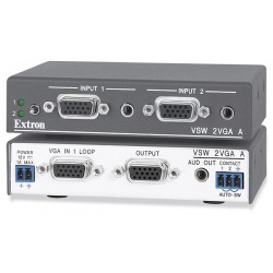 Extron 2-ports VGA-omvandlare med ljud och automatisk växling