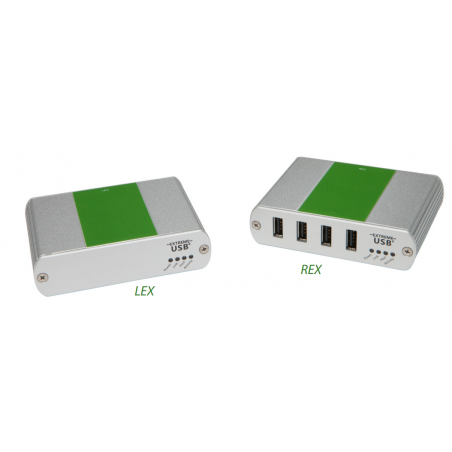 4-portars USB-förlängare - Öka anslutningsmöjligheterna upp till 100 meter