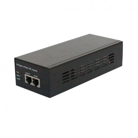60W POE Ultra Gigabit-injektor. Poe 53VDC. RJ45.