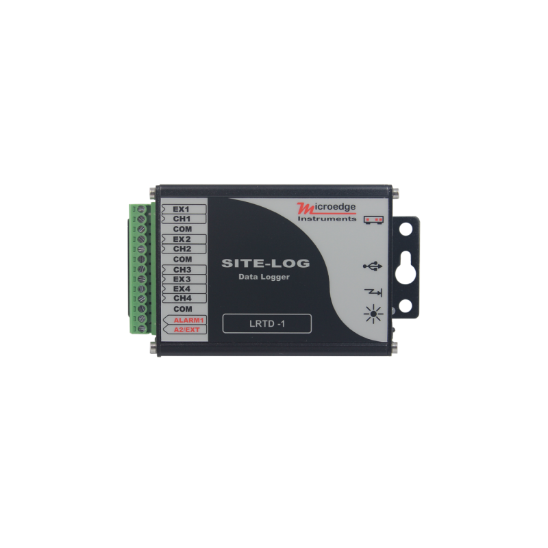 4-kanaldata temperaturlogger för Pt100 / Pt500 / Pt1000 sensor, -200 till 850 ° C