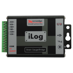 Vejecelle - Strain Gauge datalogger op til 6-wire, 16bit, 4MB hukommelse, 20ms sampling tid, Batteridrift, USB