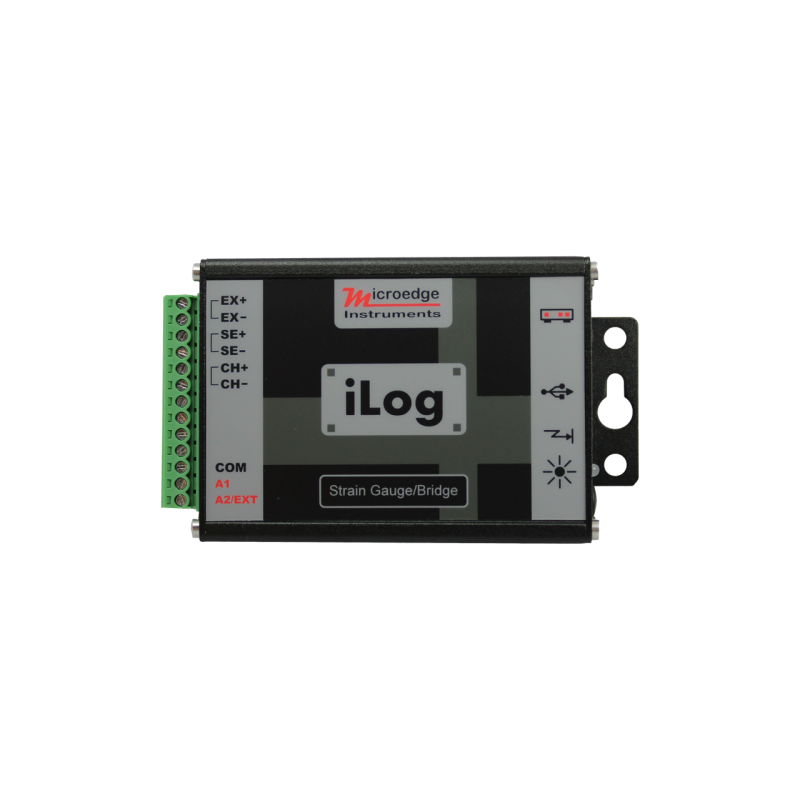 Vejecelle - Strain Gauge datalogger op til 6-wire, 16bit, 4MB hukommelse, 20ms sampling tid, Batteridrift, USB