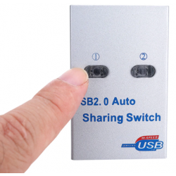 USB-omkopplare för 2 datorer kan nu dela en USB-enhet