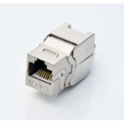 Keystone Jack RJ45 för väggmontering oskärmad katt. 6/7 U / UTP U / STP