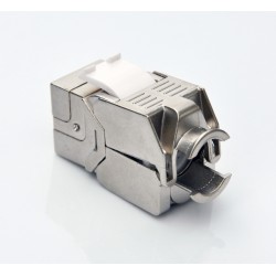 Keystone Jack RJ45 för väggmontering oskärmad katt. 6/7 U / UTP U / STP