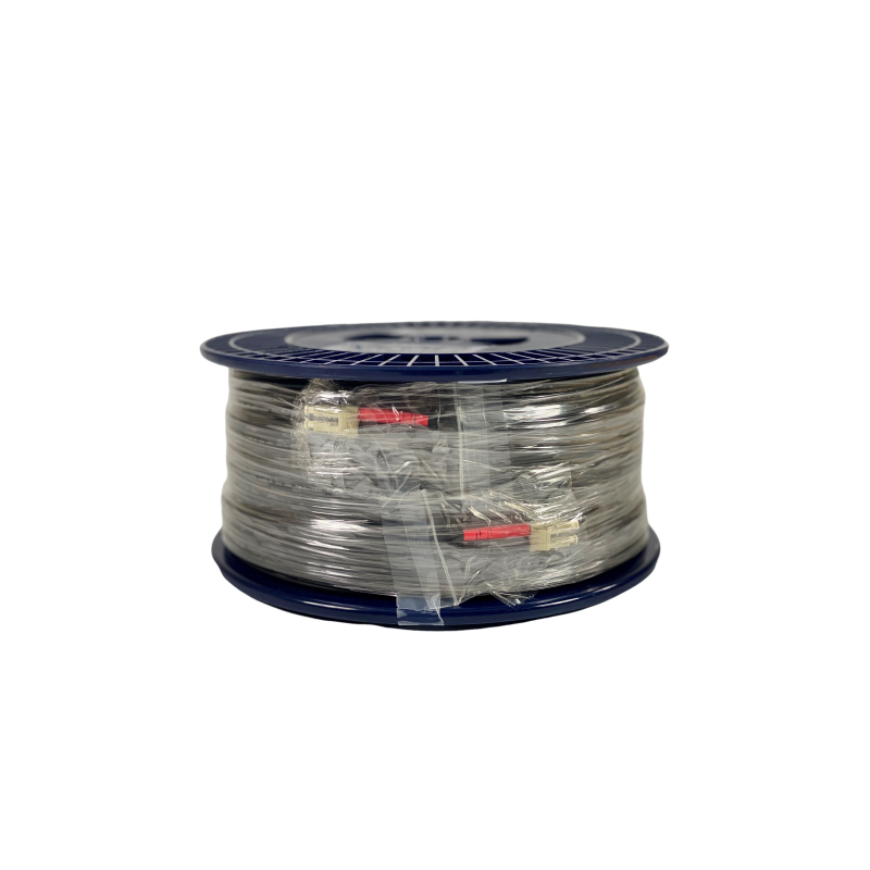 Armerad fiberkabel, Multi-mode, LC-LC, 200m, 50 / 125my, OM3, Black, Duplex