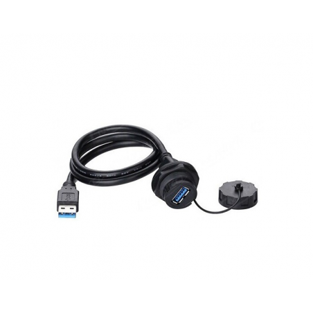 USB 3.0-kabel vattentät panelmontage 50 - USB med vattentät stängning - haneeee till Kvinna