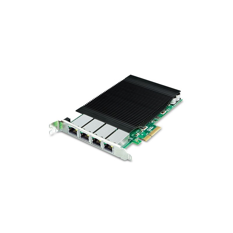 PCI Express, 4 port adapter, PoE +, RJ45, nätverk