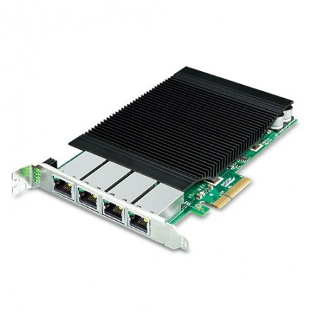 PCI Express, 4 port adapter, PoE +, RJ45, nätverk