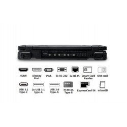 Industriell bärbar dator, robust, bärbar bärbar dator med RS232, multi Touch DURABOOK