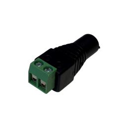 DC-kontakt hona 5,5/2,1 mm skruvplint