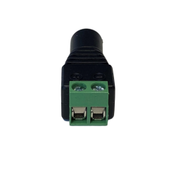 DC-kontakt hona 5,5/2,1 mm skruvplint