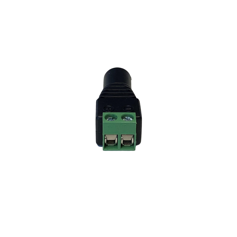 DC-kontakt hona 5,5/2,1 mm skruvplint