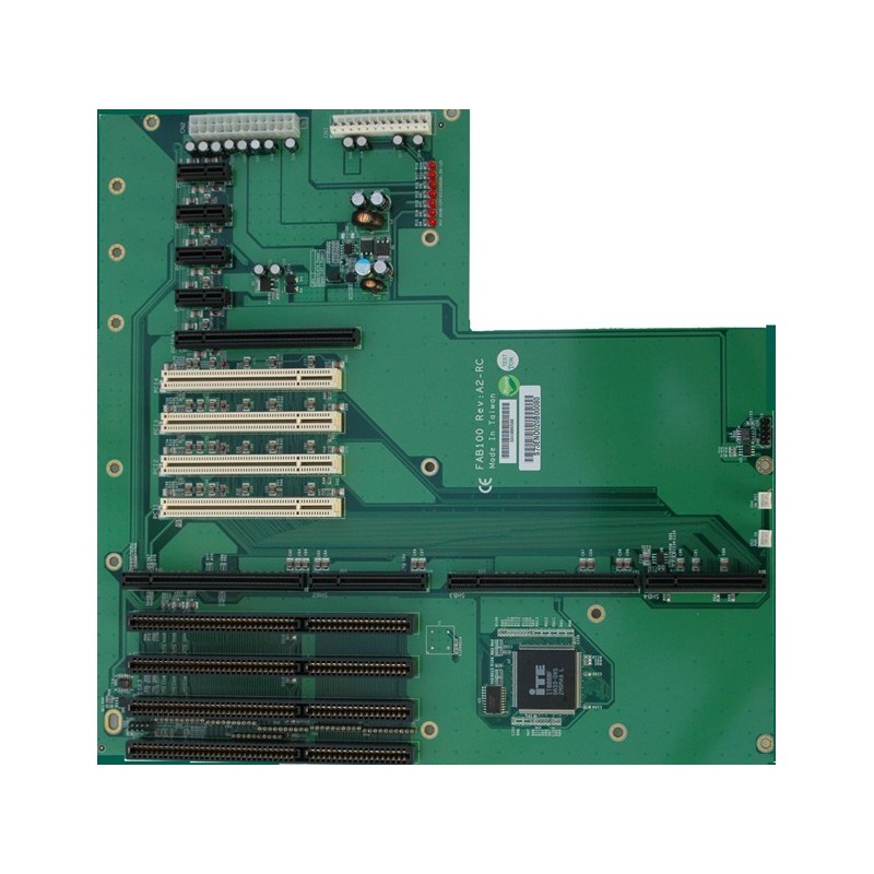 Mångsidigt PICMG1.3-busskort: 4 PCI, 4 ISA, 6 PCIe-platser