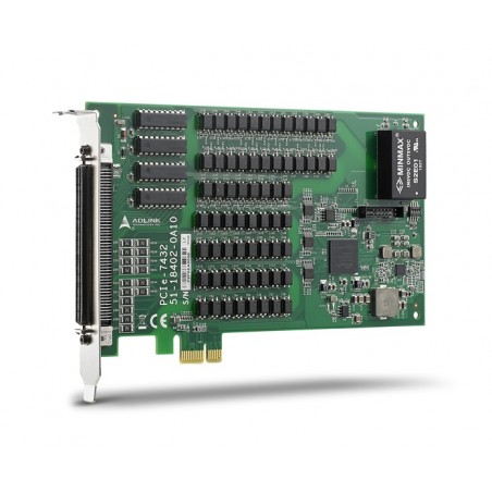 PCIe-kort, 32 kanaler, digital ingång, digital utgång