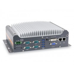 Embedded blæserløs PC gen 9 og Gen 8 med 4xCOM serielporte 2x Etnernet til DIN skinne montage