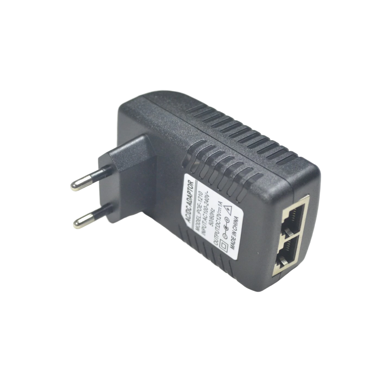 12VDC Passiv Poe-injektor med RJ45, POC