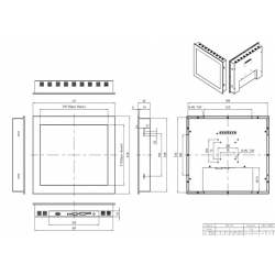 19 "bildskärm - VESA - pcap touch - VGA