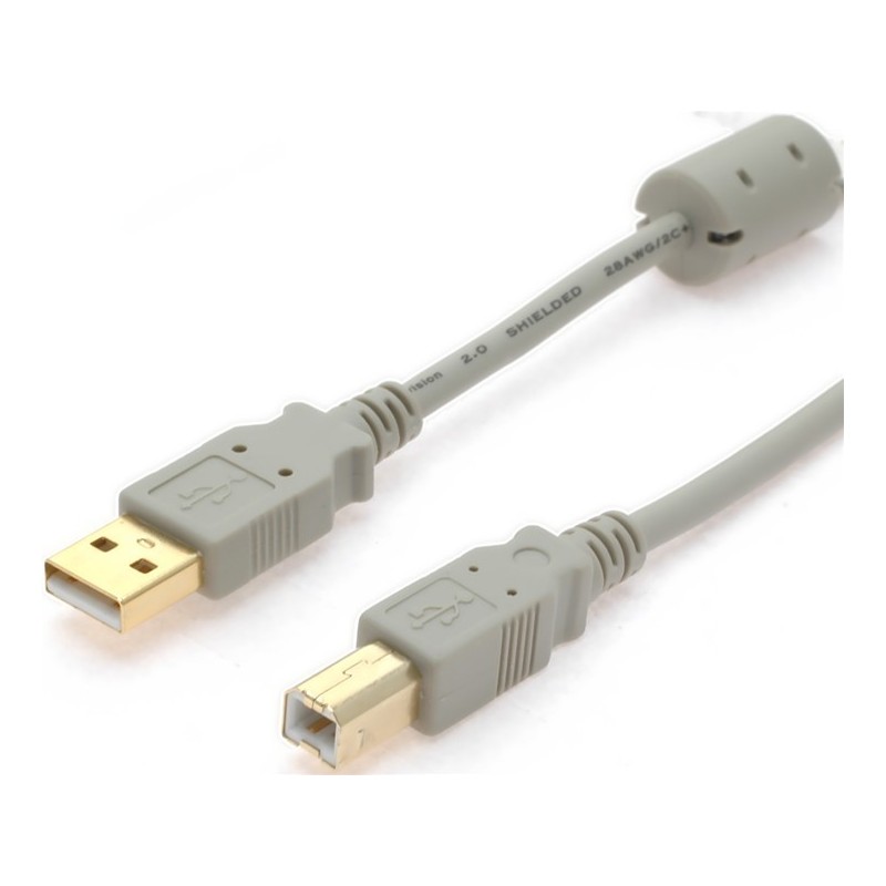 USB2 kabel, A jane - B jane med ferritkärna, 2m