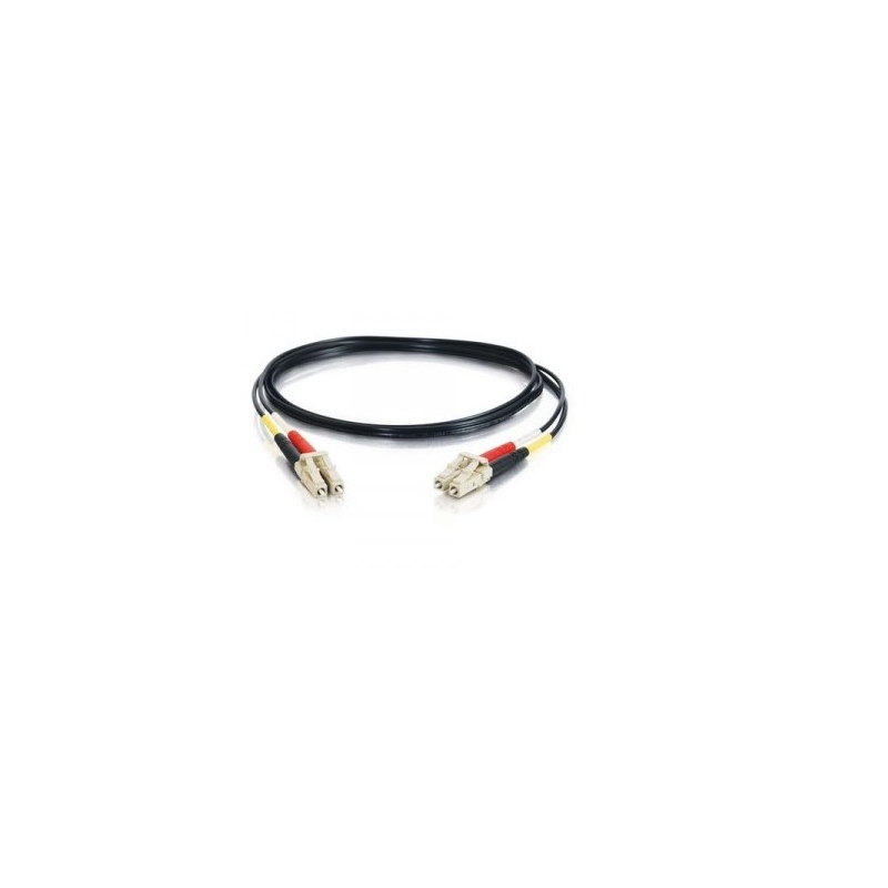 Armerad fiberkabel, multimod, LC-LC, 10m, 62,5 / 125my, Black, LSZH, Duplex