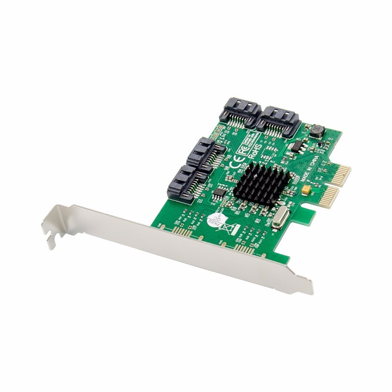 4 kanal PCI Express SATA 3,0 RAID-kort