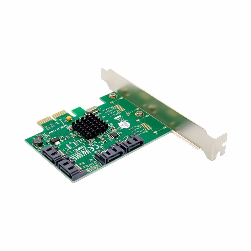 4 kanal PCI Express SATA 3,0 RAID-kort