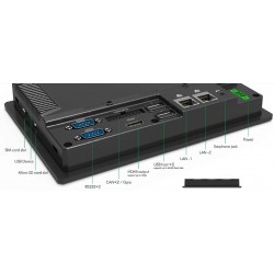 7" Panel PC med touch till bil, lastbil användning, med digital I/O, RS232 RS422 RS485, 4G