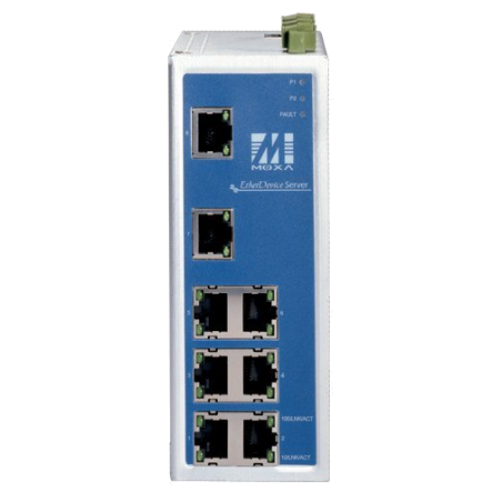 Industriell haneeeaged Switch 8 x 10/100 Mbit. Moxa industriell switch ED6008 NEW!