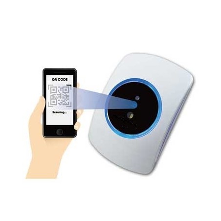RFID - QR - läsare - läsare - 125kHz, 13,56MHz Mifare. RS232, RS485, Wiegand