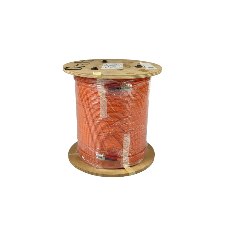 Fiberkabel 4 x LC med janeeanslutning, 62,5 / 125 μm, 200m - Binär Teknik AB