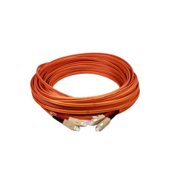 Högpresterande 2 m flerlägesfiberkabel SC-SC, orange