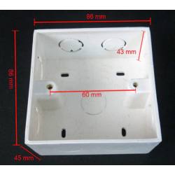 Panelbox - RJ45 - Väggmontage - Panel