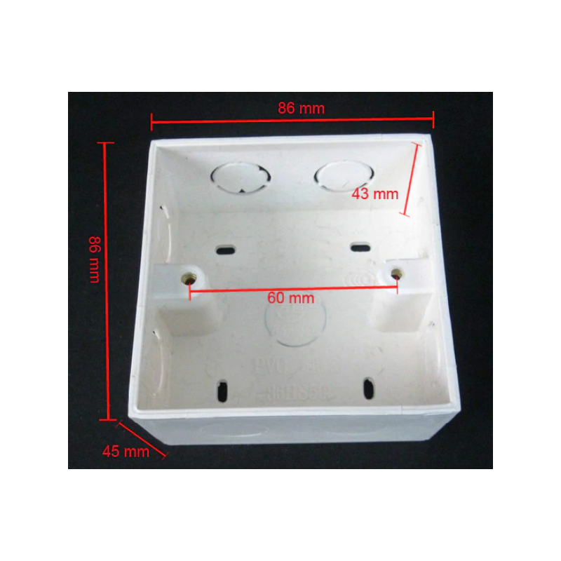 Panelbox - RJ45 - Väggmontage - Panel
