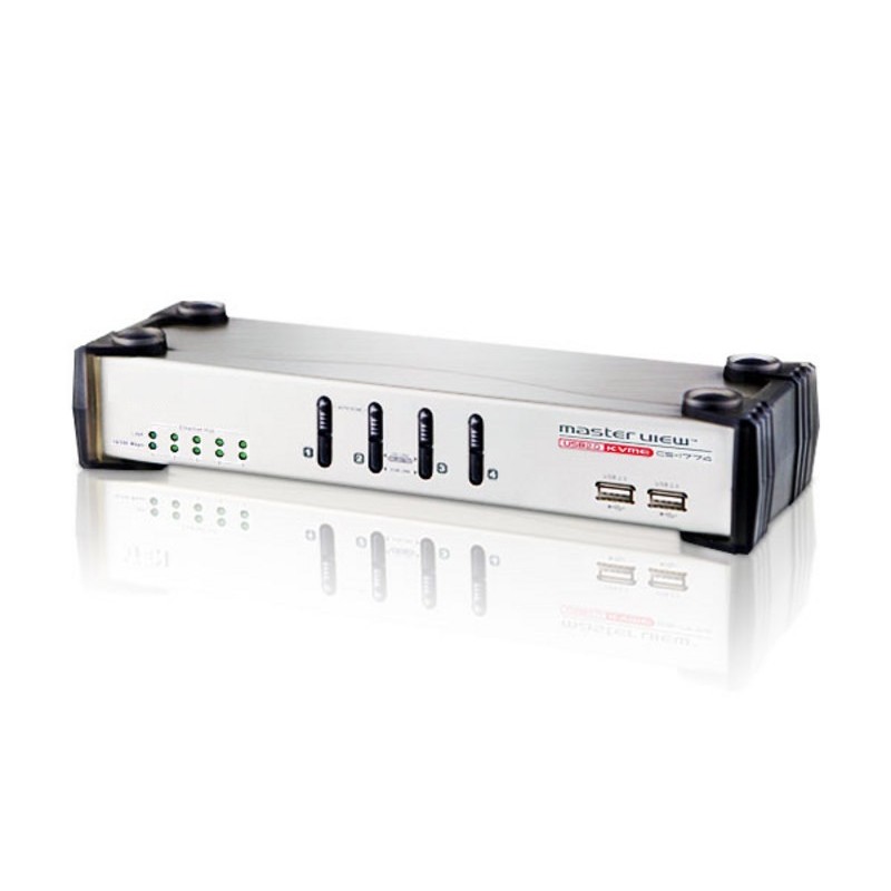 KVM-switch - Ethernet - KVM-switch - 4 portar